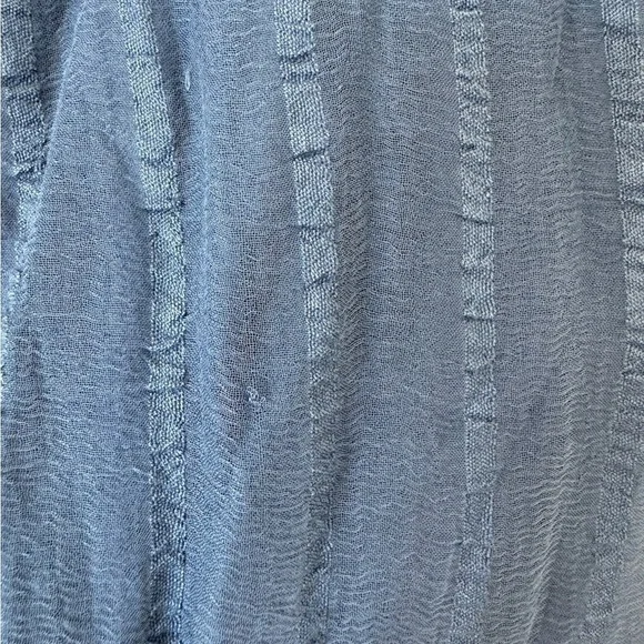 Free People Elisas Off the Shoulder Gold Sequin Blue Top XS SAMPLE - Picture 15 of 15